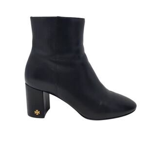 Tory Burch Brooke 70MM Ankle Boot Calf Leather Perfect Black 46063 Size US 7